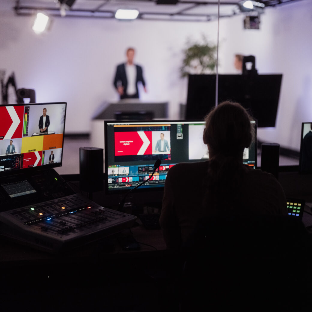 een webinar studio.